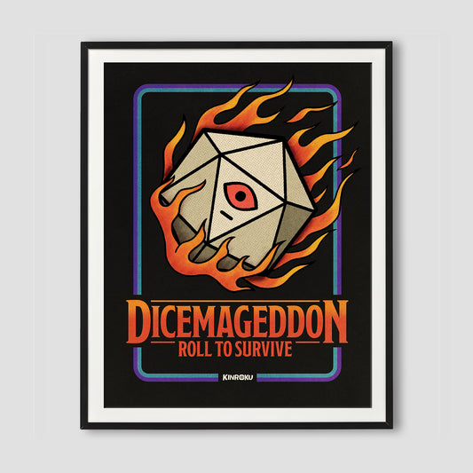 Dicemageddon Art Print