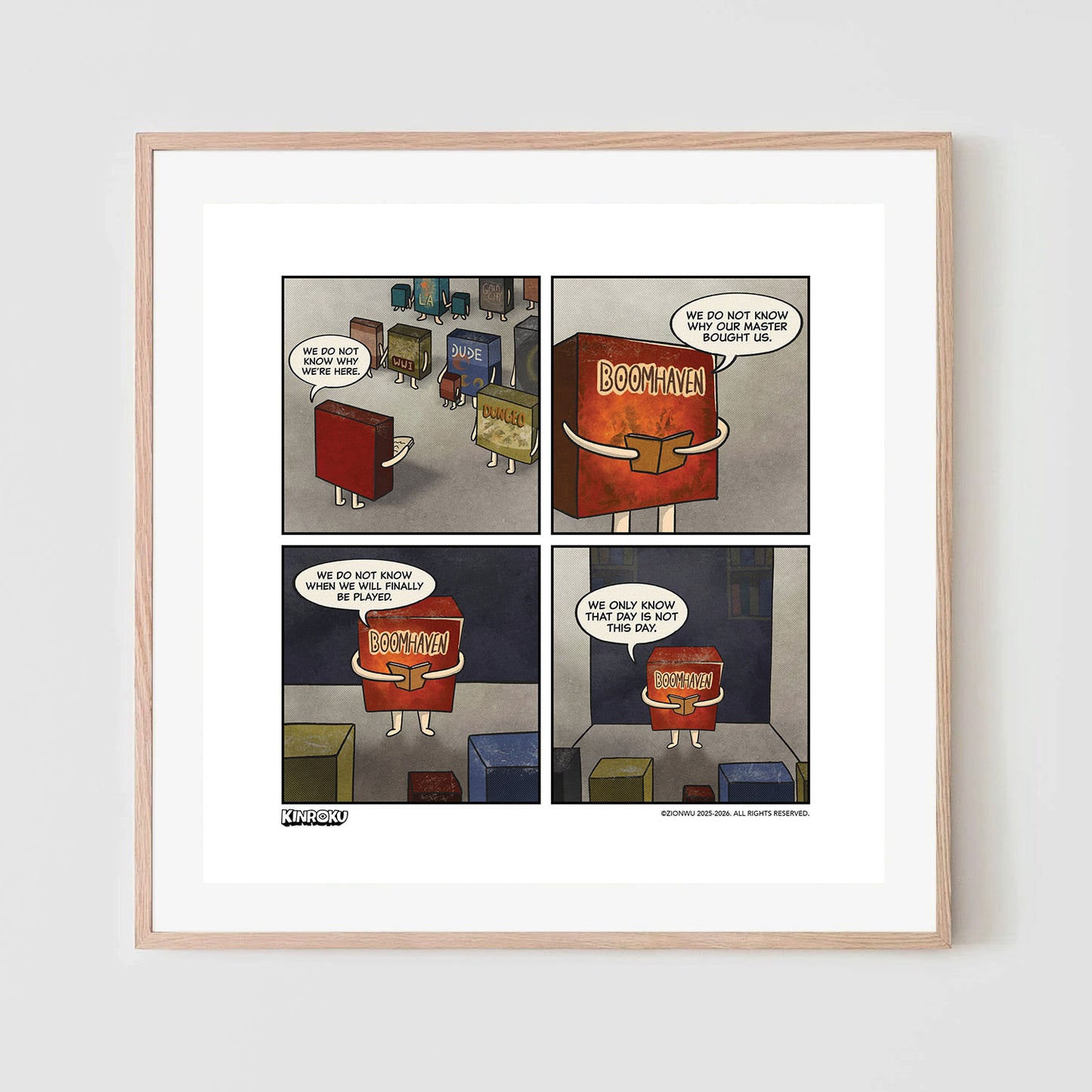 Not Today Comic Art Print