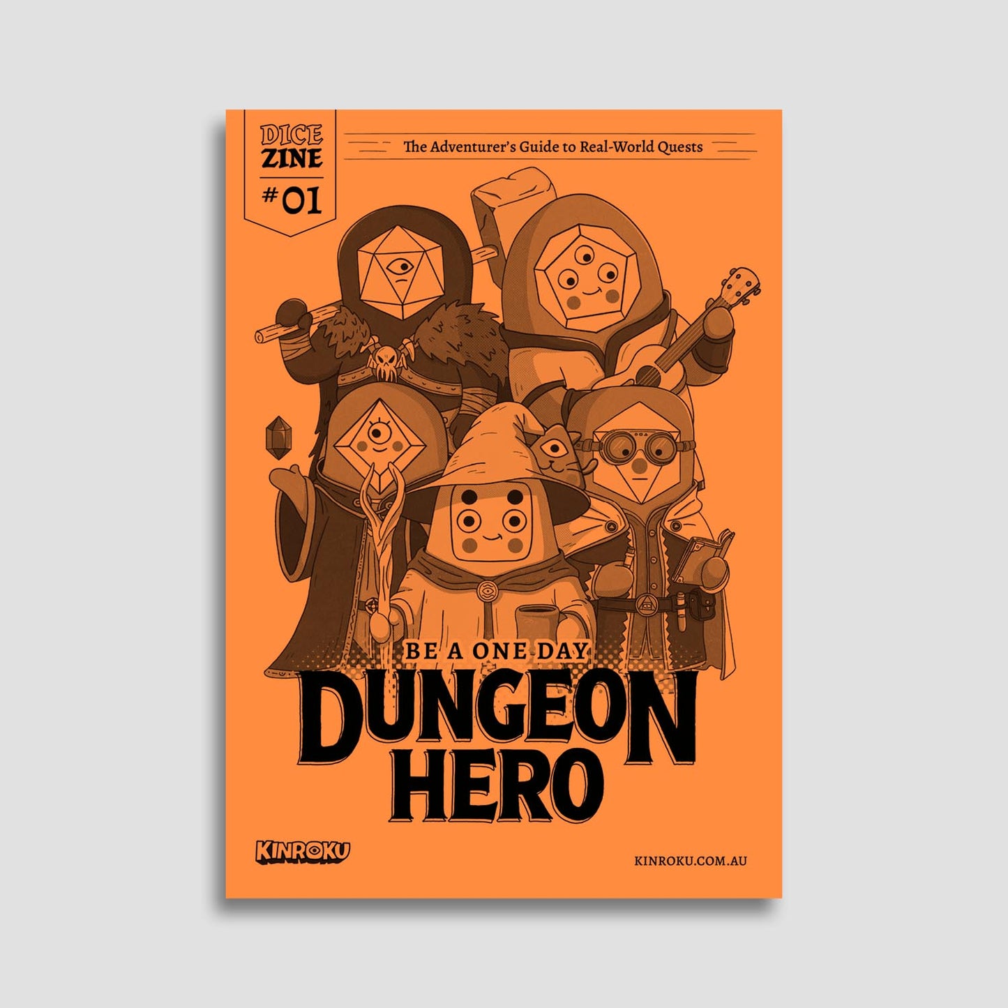 Dice Zine #01 - Be a One Day Dungeon Hero